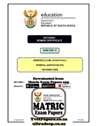 2008pp IsiNdebele HL  P3 Nov 2008.pdf